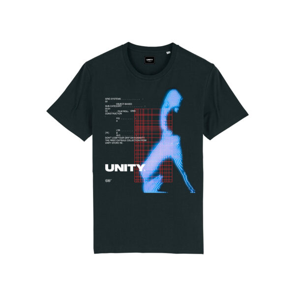 Unity Virtual Reflection Black T-Shirt