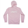 Unity Classic Logo Hoodie Pink and White