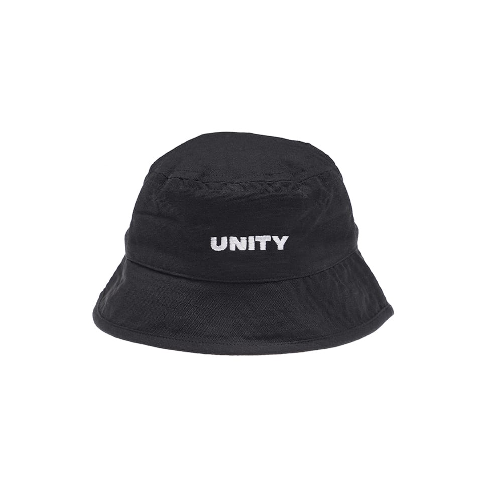 Unity Classic Logo Black Bucket Hat